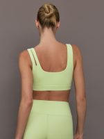 Cutout Bra in Melt - Matcha - Image 5