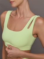 Cutout Bra in Melt - Matcha - Image 6