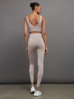 Wrap Bra in Heather Melt - Heather Oatmeal - Image 5