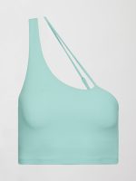 One Shoulder Convertible Bra Top in Melt - Granite Green - Image 8