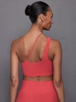 One Shoulder Convertible Bra Top in Melt - Tomato - Image 5