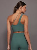 One Shoulder Convertible Bra Top in Melt - Silverpine - Image 4