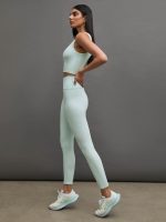 V-Neck Longline Bra in Melt - Clearly Aqua - Image 4