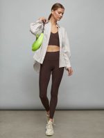 V-Neck Longline Bra in Melt - Dark Oak - Image 6