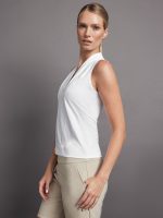 Wrap Neck Tank - White - Image 3