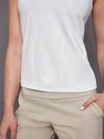 Wrap Neck Tank - White - Image 5