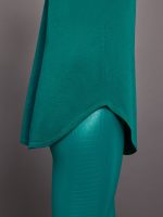 Long RacerBack Tank - Velvet Green - Image 5