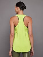 Long RacerBack Tank - Acid Lime - Image 4