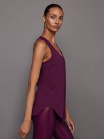 Long RacerBack Tank - Pickled Beet - Image 3