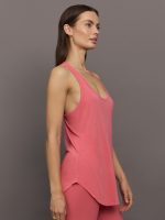 Long RacerBack Tank - Rosewood - Image 4