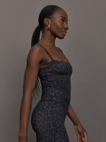 Strappy Tank in Melt - Charcoal Leopard - Image 4