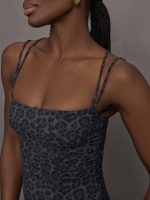 Strappy Tank in Melt - Charcoal Leopard - Image 6