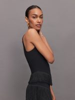 Fringe Tank in Melt - Black - Image 4