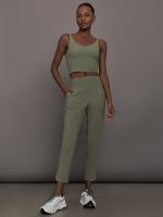 V-Neck Tank in Melt - Moss - Image 3