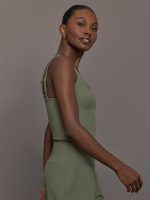 V-Neck Tank in Melt - Moss - Image 4