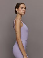 V Neck Tank in Melt - Lavender Grey - Image 5