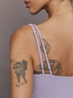 V Neck Tank in Melt - Lavender Grey - Image 7
