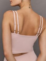 V-Neck Tank in Ribbed Melt - Lotus - Image 7