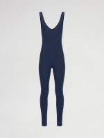 V-Neck Jumpsuit in Melt - Navy Blazer - Image 8