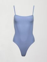 Bodysuit in Ribbed Melt - Hydrangea - Image 10