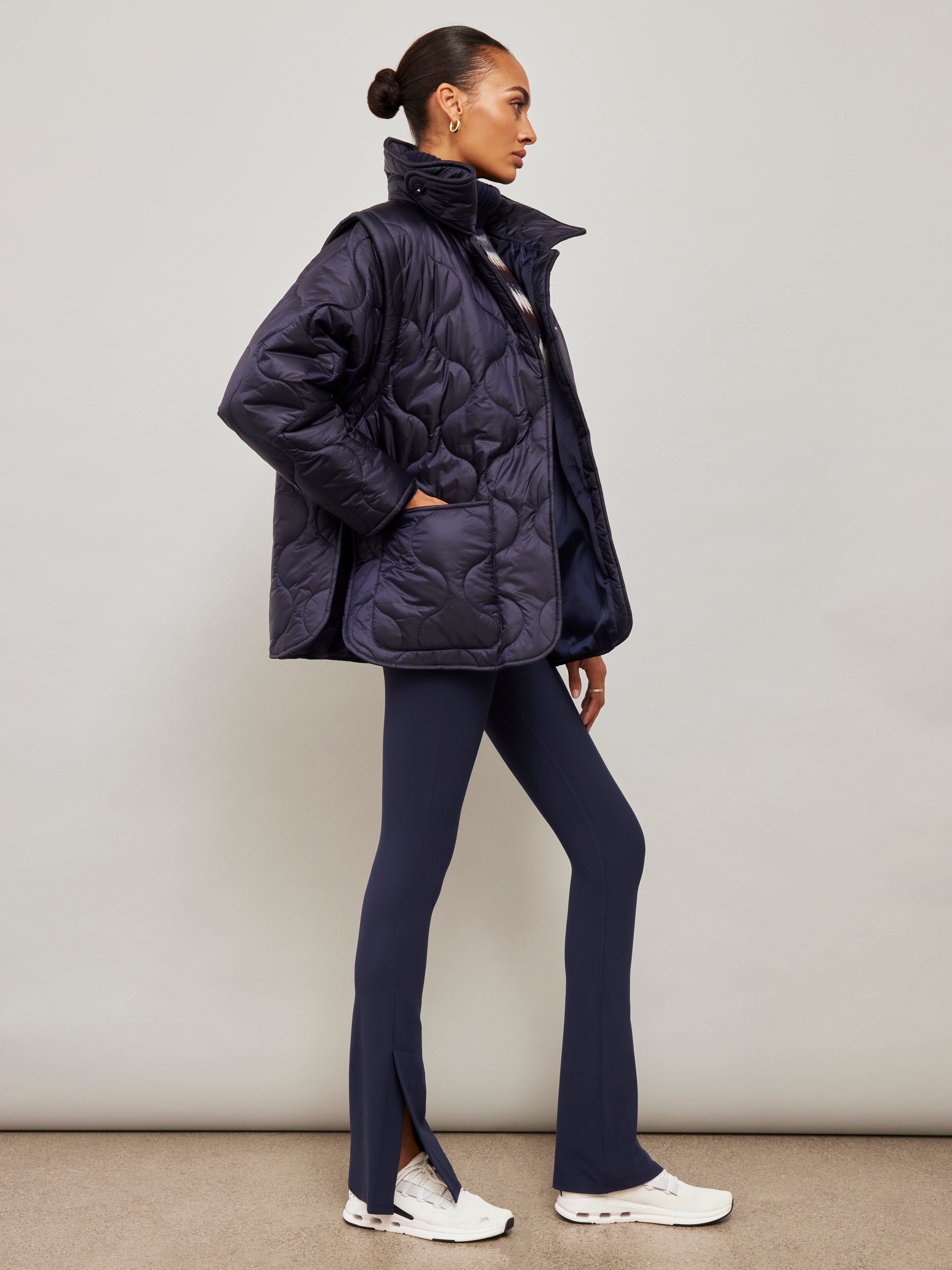 CARB-YD520-NVY-22HOL-QuiltedJacketwithRemovableSleeves-color-Navy3191copy Quilted Jacket with Removable Sleeves - Navy - Image 1