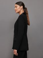 Tuxedo Blazer - Black - Image 3