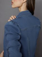 Tailored Denim Jacket - Medium Wash - Image 3