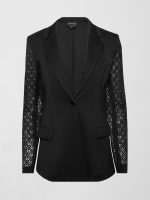 Lightweight Laser Cut Travel Blazer - Black - Image 7