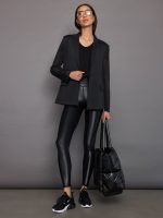 Lightweight Laser Cut Travel Blazer - Black - Image 6