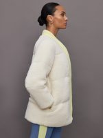 Sherpa Puffer Jacket - Natural Sherpa - Image 5