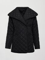 Quilted Coat - Black - Image 8