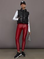 Quilted Puffer Vest - Black - Image 12