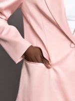 Satin Blazer - Blush - Image 9