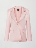 Satin Blazer - Blush - Image 13