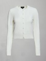 Tennis Cardigan Sweater - White - Image 8