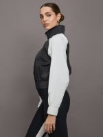 Colorblock Windbreaker - Black / Cloud Dancer - Image 4
