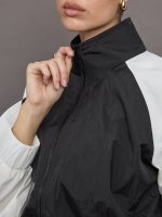 Colorblock Windbreaker - Black / Cloud Dancer - Image 6