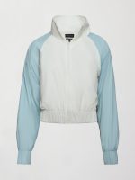 Colorblock Windbreaker - Cloud Dancer / Sky Blue - Image 7