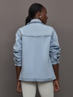 The Denim Shirt Jacket - Denim Blue - Image 6
