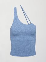 One Shoulder Convertible Tank in Heather Melt - Quiet Harbor - Image 7