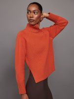 Raglan Zip Pullover - Orange - Image 3
