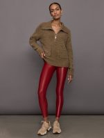 Half Zip Boucle Pullover - Caribou - Image 3