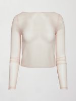 Sheer Overlay Top - Rose Cloud - Image 5
