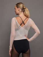 Sheer Overlay Top - Rose Cloud - Image 4