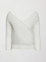 Wrap Sweater - Winter White - Image 5