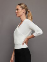 Wrap Sweater - Winter White - Image 3