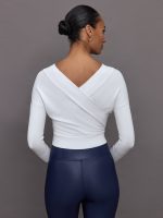 Cross Over Sweater - Winter White - Image 5