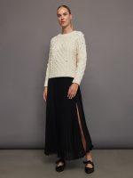 Pearl Embellished Sweater - Winter White - Image 6