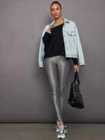 Slouchy Knit Sweater - Black - Image 3