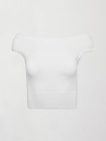 Short Sleeve Sweater - White - Image 7